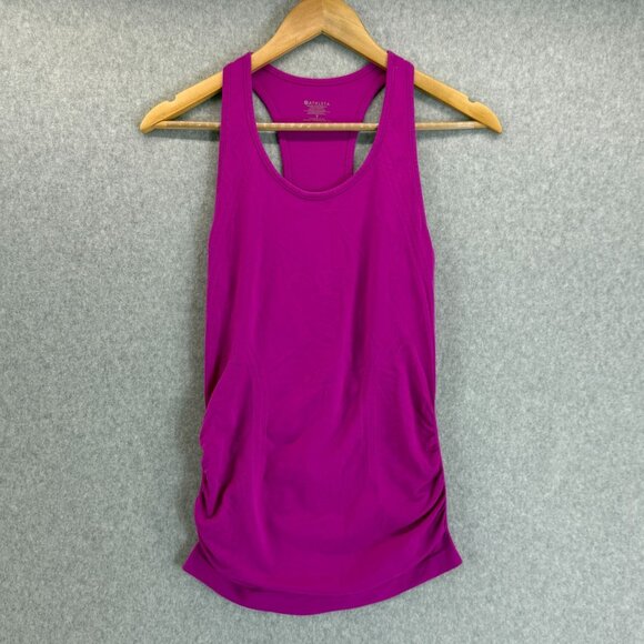 Athleta Pink Purple Racerback Sleeveless Tank Workout Gym Womens Size‎ Small - Picture 1 of 12